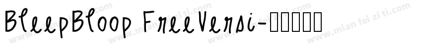 BleepBloop FreeVersi字体转换